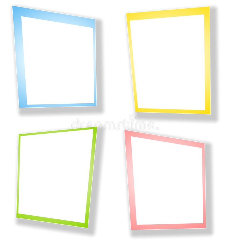 Abstract Rectangle Frames Borders