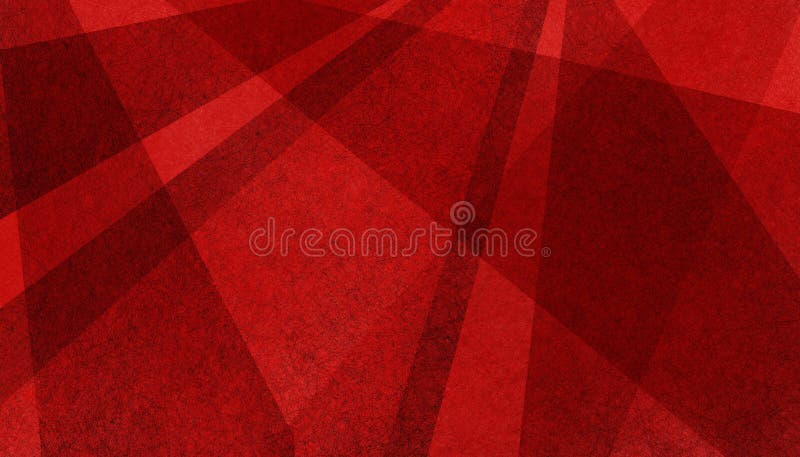 Abstract red background with textured black stripes triangles and lines in modern wallpaper