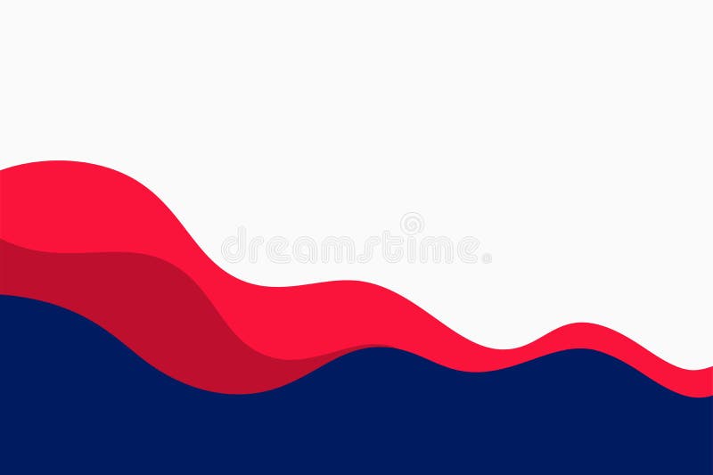 Abstract Red and Blue Digital Background in Liquid Design Stock Vector