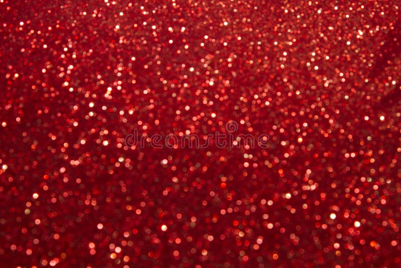 abstract red Bokeh circles for Christmas background, glitter light Defocused and Blurred Bokeh