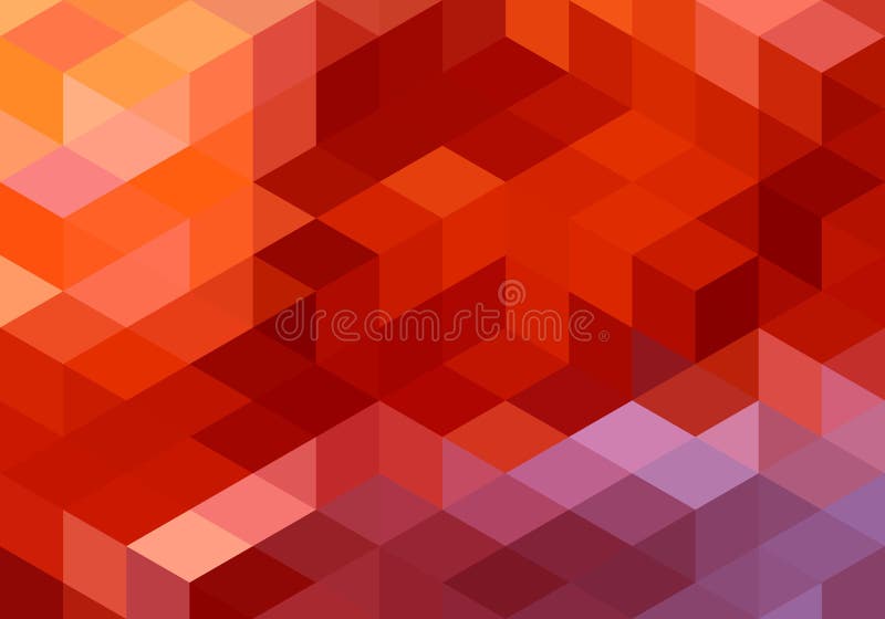 Abstract red geometric background, vector vector illustration