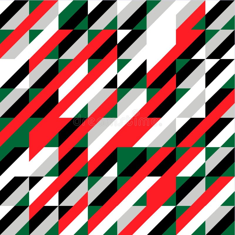 Abstract Red and Green Background Stock Vector Illustration of