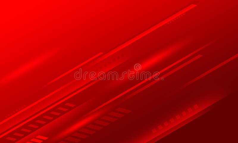 Abstract red lines technology hitech connection networking with shine light background for design banner advertising artwork