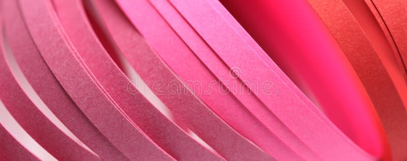 Abstract red and pink color strip paper background stock photos