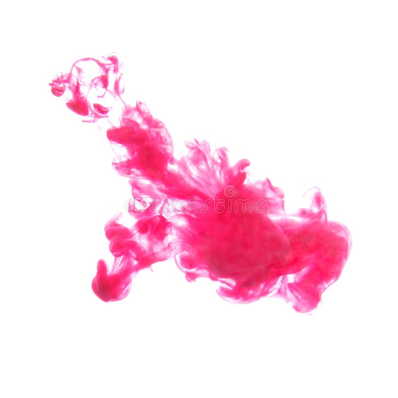 Abstract Red Pink Purple Ink in Water Color Dissolving in Water Stock ...