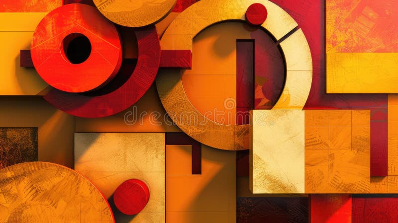 The abstract red shape repetitive pattern polygon geometry in background. AIG51. royalty free stock photos