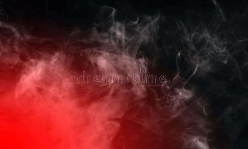 Abstract Red Smoke in Dark Background. Stock Photo - Image of green, asian:  168038964