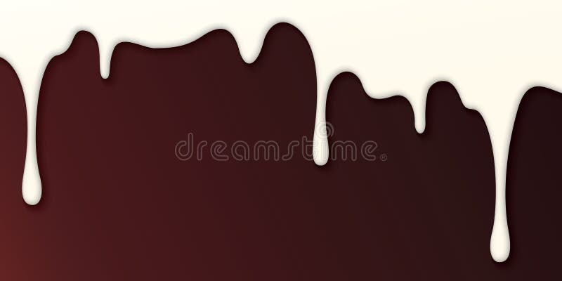 Abstract Red velvet-kakans bakgrund täckt med en silky glatt ost glaze stock illustrationer