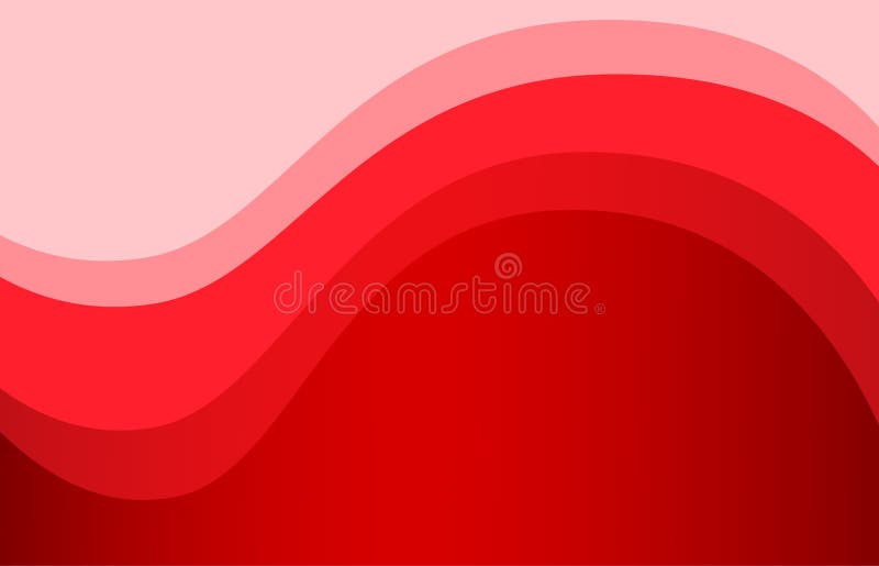 Abstract Red Wave Background Vector Red Tone Abstract Decorative Vector  Illustration Geometric Wavy Design on White Stock Vector - Illustration of  tone, advertising: 164314519
