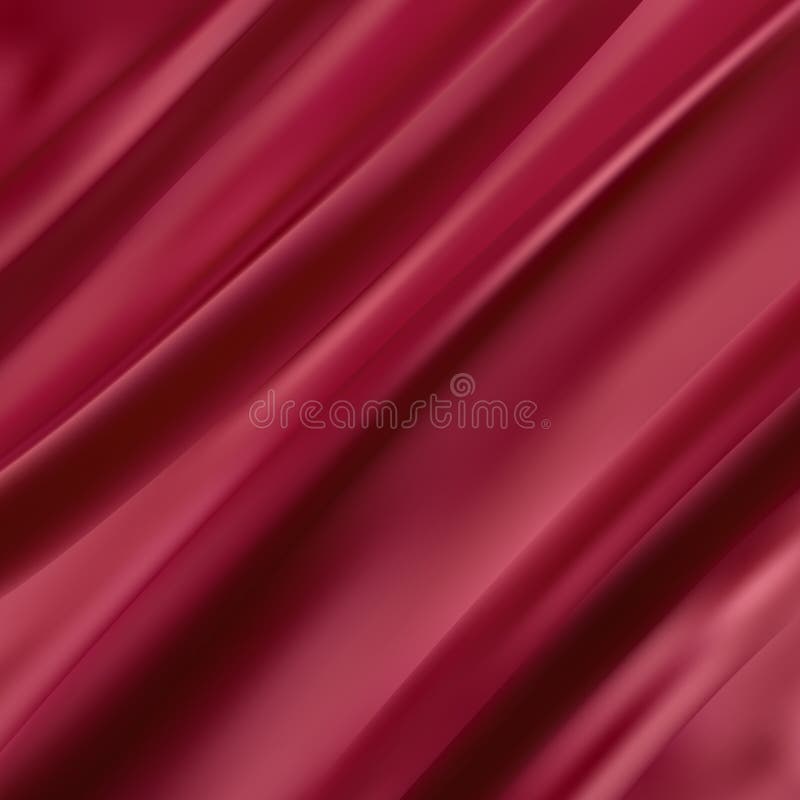Abstract Red Wrinkled Fabric. Textile Background. Eps 10 Stock