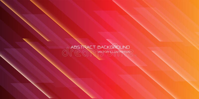 Abstract red yellow line geometric pattern design modern futuristic background vector vector illustration