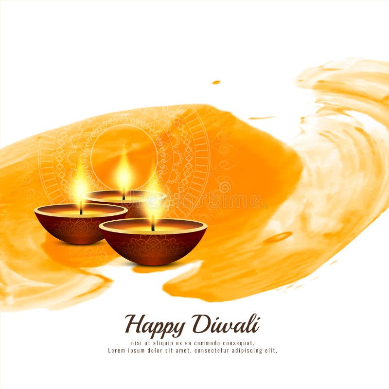 Abstract religious Happy Diwali background.