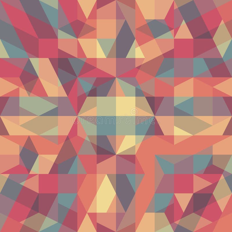 Abstract retro geometrisch patroon stock illustratie Abstract retro geometrisch patroon stock illustratie