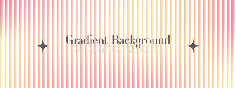 Abstract ribbed glass stripe background with soft gradient vector illustration