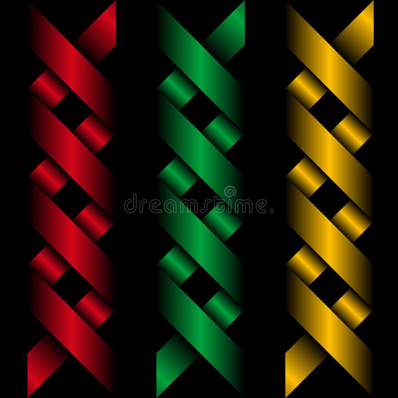 Abstract ribbon royalty free illustration
