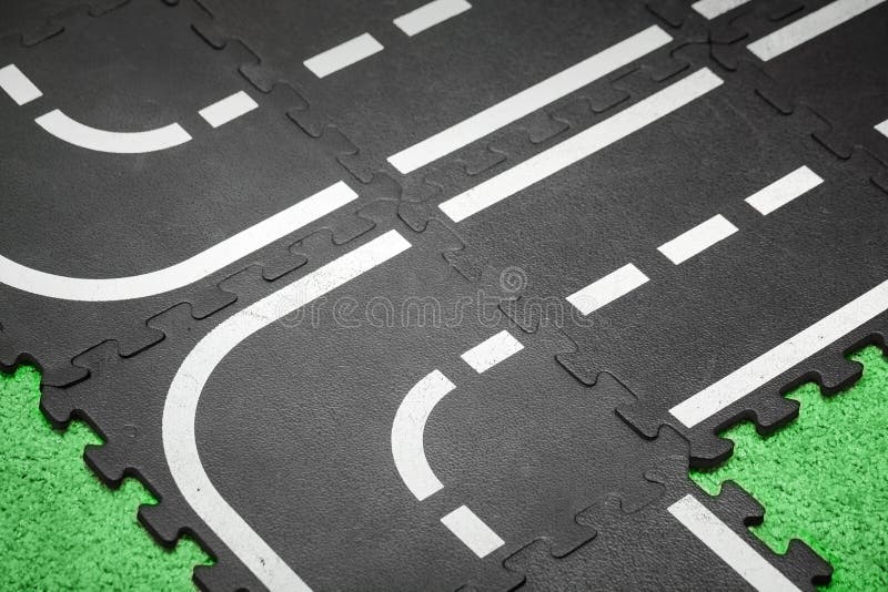 Abstract road background - playground carpet