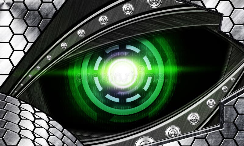 Abstract robot eye royalty free stock photo Abstract robot eye royalty free stock photo