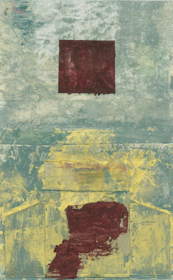 Abstract Rood Vierkant stock illustratie Abstract Rood Vierkant stock illustratie