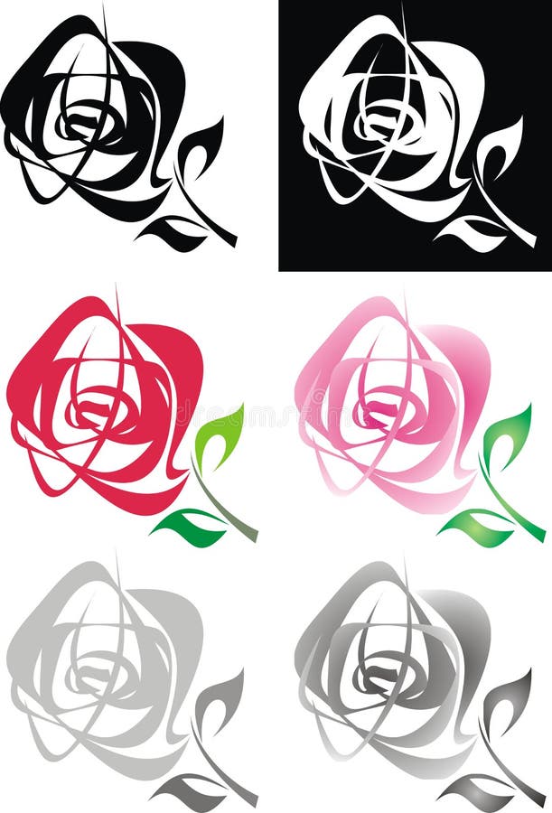 Abstract Rose Stock Illustrations 241,434 Abstract Rose Stock