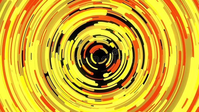 Abstract rotating glowing lines, 3d colorful background. Animation. Many narrow lines moving fast in a circle and