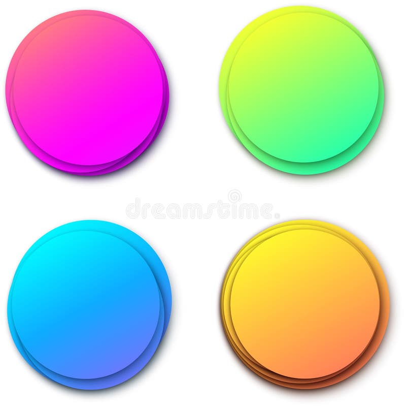 Round colorful balls. stock vector. Illustration of orange - 32613101