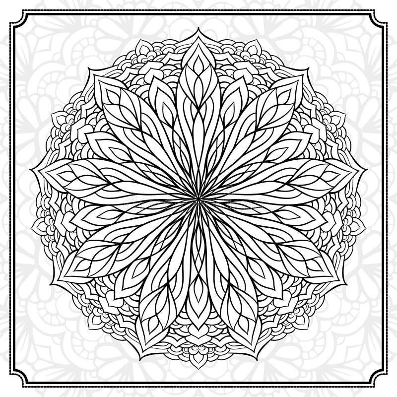 Abstract round design element stock illustration