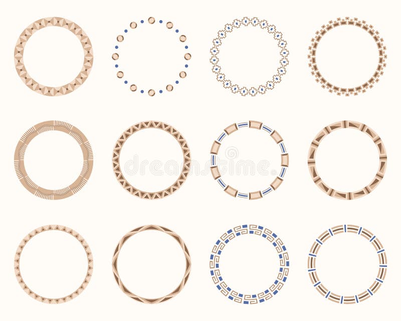 Abstract round frames set. Vector illustration. vector illustration Abstract round frames set. Vector illustration. vector illustration