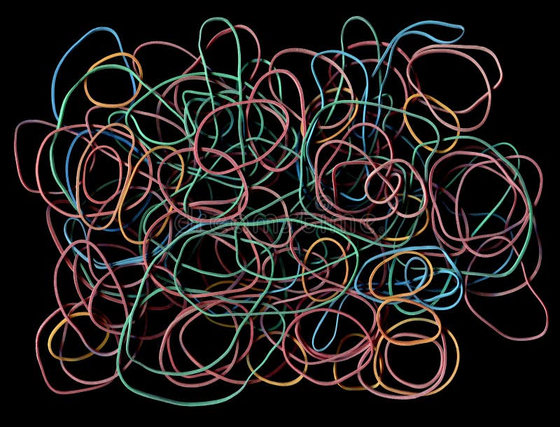 Abstract rubber band