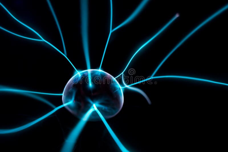 Abstract Science Background and Object, Electric Lighting Sphere Ball