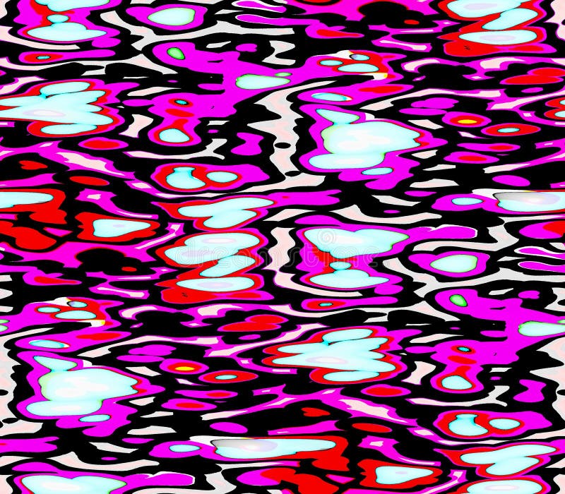 Abstract Seamless Background In Pink And White, Red And Black And Blue ...