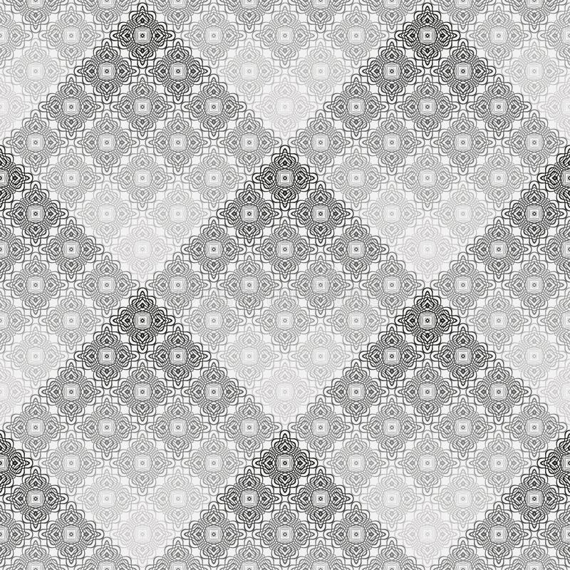 Abstract seamless black and white cubes background. vector illustration