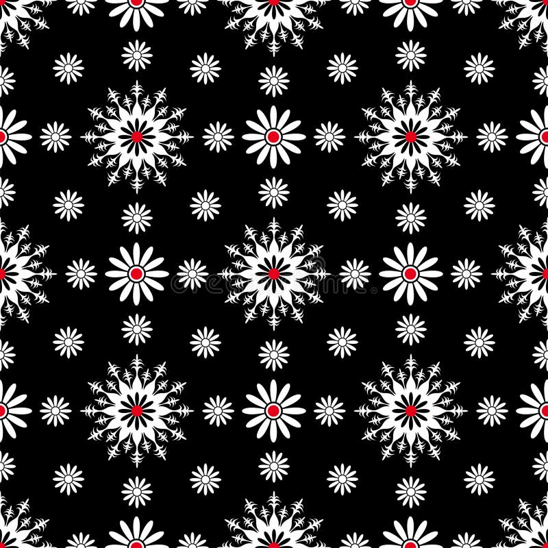 Abstract seamless floral pattern