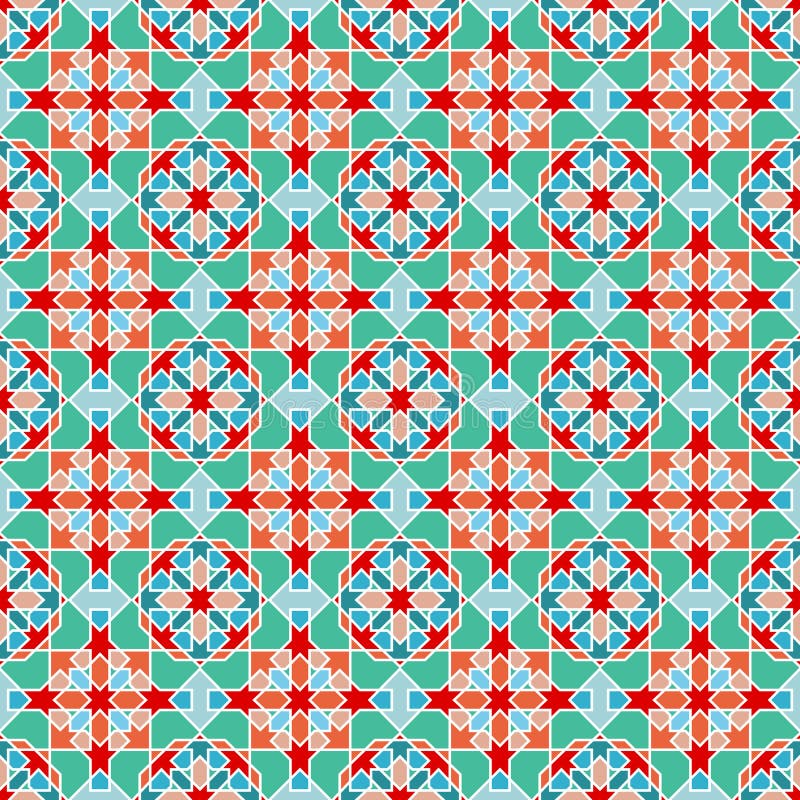 Islamic Mosaic Patterns stock vector. Illustration of mosaic - 22836224