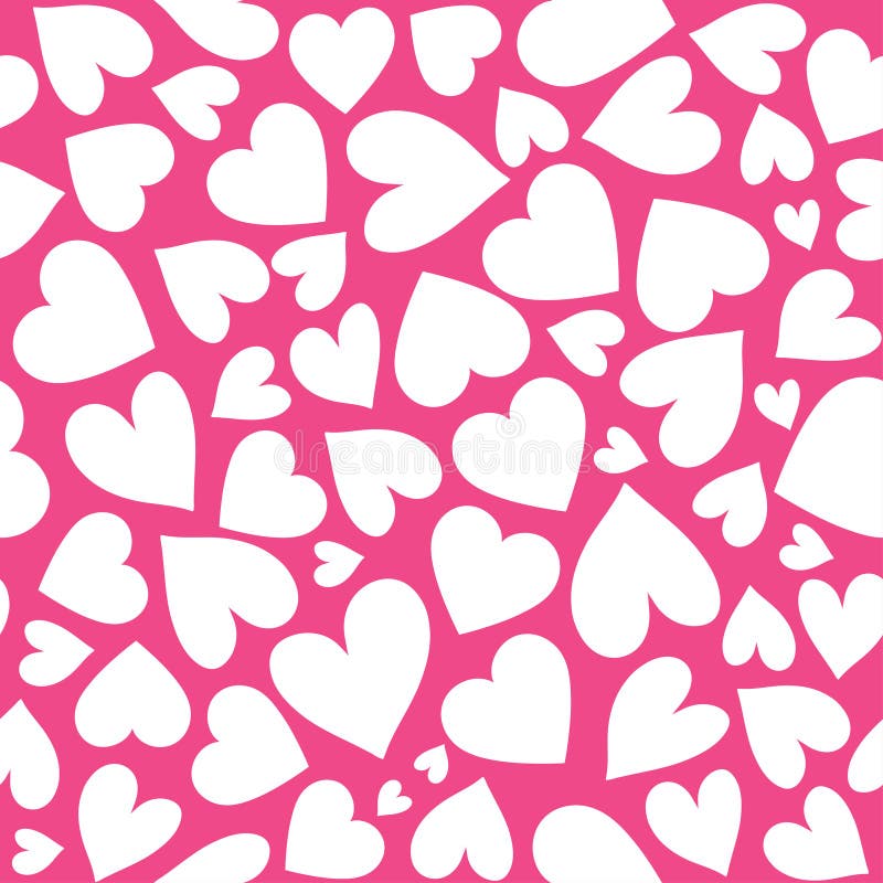 Premium Vector  Seamless pattern with cute colorful hearts valentine's day  print design for fabric wrapping paper