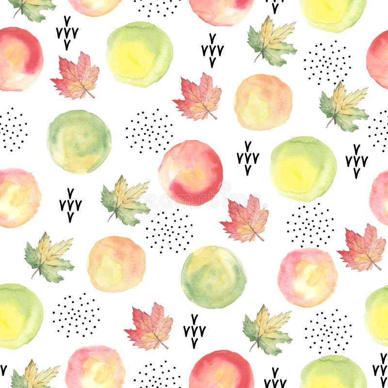 Abstract seamless pattern autumn floral background for design greeting card, aniversary, bithday, template royalty free illustration Abstract seamless pattern autumn floral background for design greeting card, aniversary, bithday, template royalty free illustration