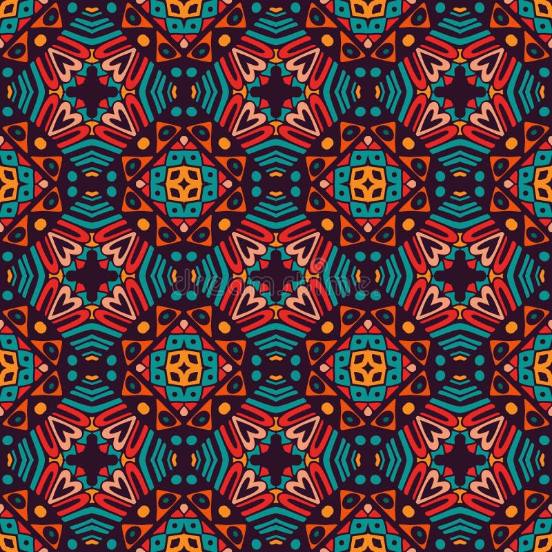 Abstract seamless pattern tiles