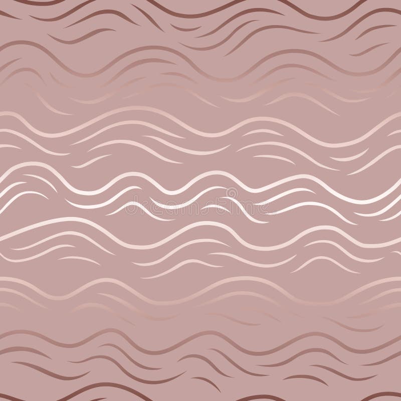 Abstract seamless pattern with wavy line. Elegant wave background. Delicate texture waves. Fluid twist tile. Tender swirl stripe d stock illustration
