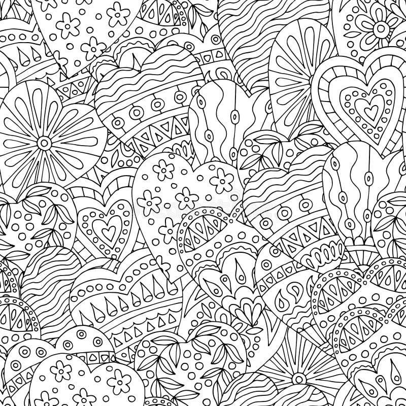 Abstract Seamless Pattern with Lots of Animals in Scandinavian Style ...