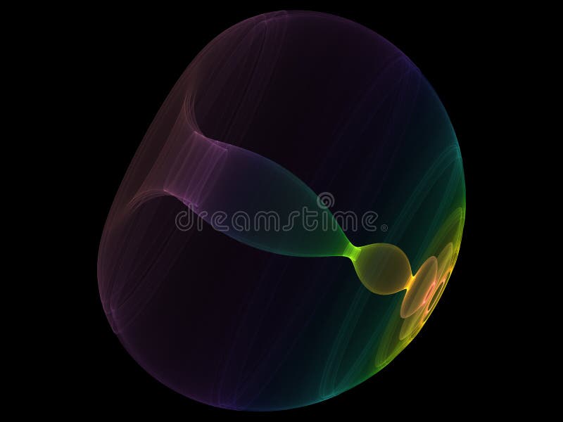 Abstract shape of lights royalty free illustration