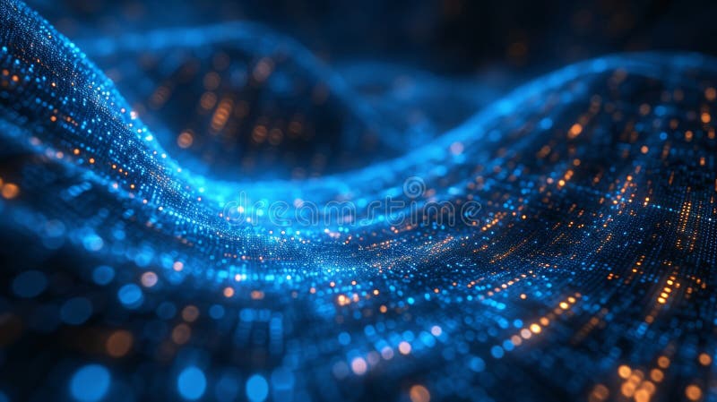 Abstract shapes hint at cryptographic algorithms, highlighting the importance of encryption in cybersecurity. stock images
