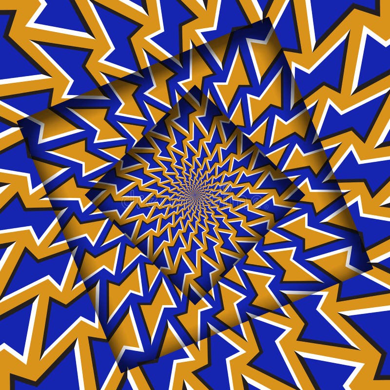 Optical Illusion Orange Blue Stock Illustrations – 969 Optical Illusion ...