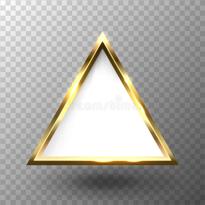 Abstract triangle in space Royalty Free Vector Image