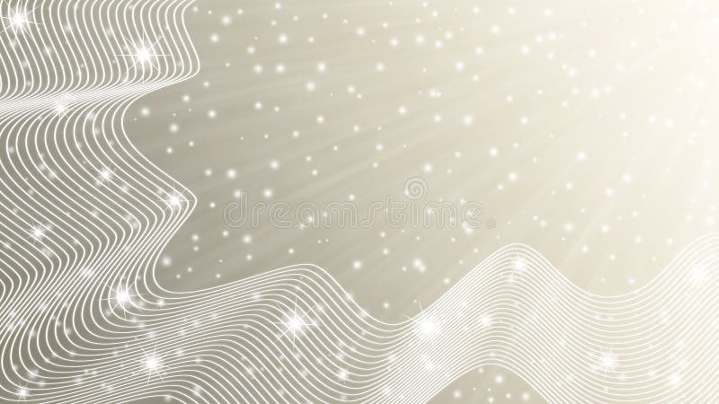 Abstract Shiny Mesh, Curves, Sparkles and Light Rays in Grey Gradient Background royalty free stock image