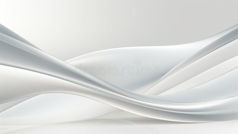 Abstract Silver Wave Background Vector Illustration Stock Illustration