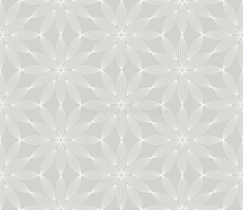 Abstract Simple Geometric Vector Seamless Pattern with White Line Floral Texture on Grey Background. Light Gray Modern Stock Vector - Illustration of ornate, decor: 154250635 Abstract Simple Geometric Vector Seamless Pattern with White Line Floral Texture on Grey Background. Light Gray Modern Stock Vector - Illustration of ornate, decor: 154250635