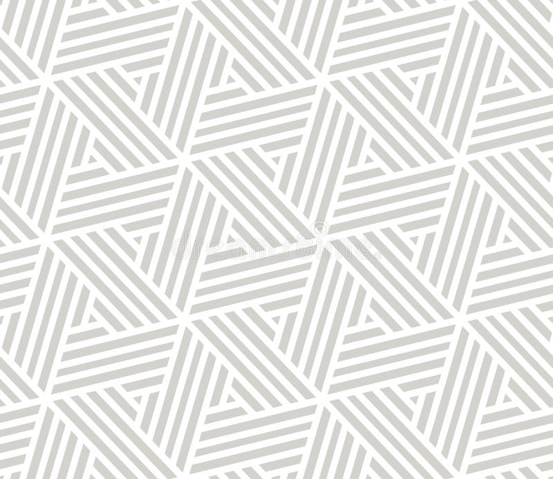 Abstract Simple Geometric Vector Seamless Pattern with White Line  Triangular Texture on Grey Background. Light Gray Stock Vector -  Illustration of periodic, patterns: 136147947