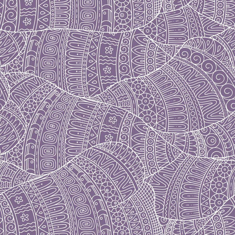 Abstract sketchy decorative doodles hand drawn ethnic pattern vector illustration Abstract sketchy decorative doodles hand drawn ethnic pattern vector illustration