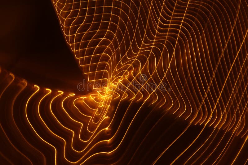 Abstract slow shutter lights closeup stock photo