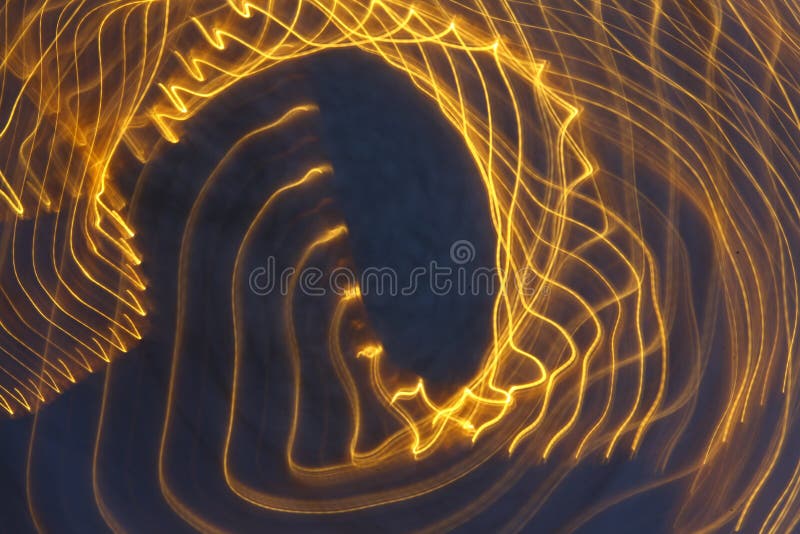 Abstract slow shutter lights closeup royalty free stock image