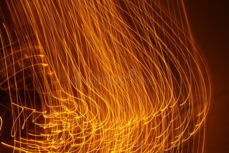 Abstract slow shutter lights closeup royalty free stock photo